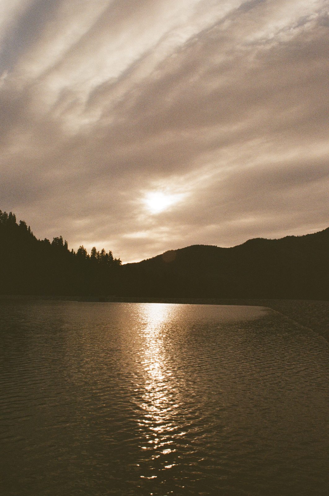 Sunset Lake Reflection